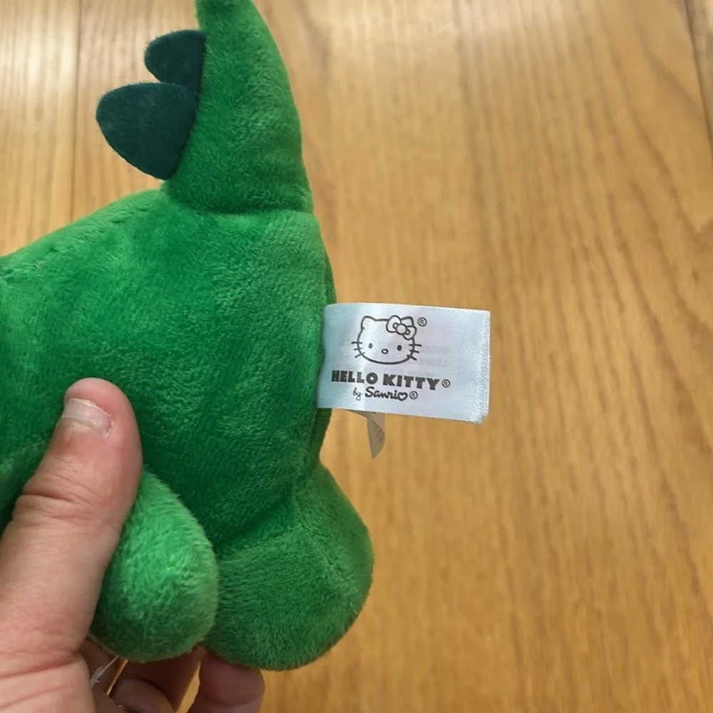 Hello Kitty Green Dragon Dinosaur Plush Stuffed Animal Fiesta Sanrio 10”